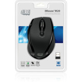 Adesso iMouse M20B - Wireless Ergonomic Optical Mouse