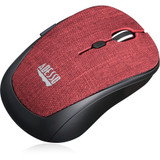 Adesso iMouse S80R - Wireless Fabric Optical Mini Mouse (Red)