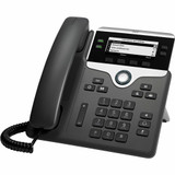 Cisco 7841 IP Phone - Corded - Tabletop, Wall Mountable - Black - TAA Compliant