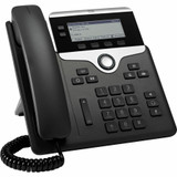 Cisco 7821 IP Phone - Corded - Wall Mountable - Black