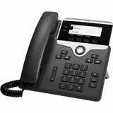 Cisco 7821 IP Phone - Refurbished - Corded - Corded - Wall Mountable, Tabletop - Charcoal