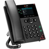 Poly VVX 250 IP Phone - Corded - Corded - Wall Mountable, Desktop - Black - TAA Compliant