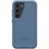 OtterBox Defender Carrying Case with Holster Samsung Galaxy S24 Ultra Smartphone - Baby Blue Jeans - Blue