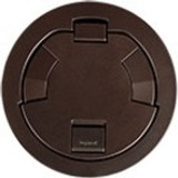 Middle Atlantic Evolution 6AT Prewired Evolution Poke Thru Device with Flush Style Cover - Bronze