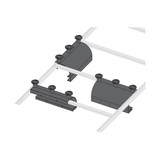 Middle Atlantic Ladder End Drop with Spools, 8 Inches Wide