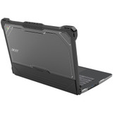 MAXCases Extreme Shell-L Case for Acer C871 Chromebook 712 12" - Clear/Black