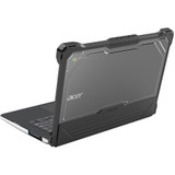 MAXCases Extreme Shell-L Case for Acer C871 Chromebook 712 12" - Clear/Black