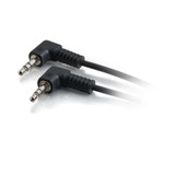 C2G 12ft 3.5mm Right Angled M/M Stereo Audio Cable