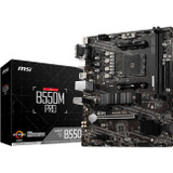 MSI B550M PRO Desktop Motherboard - AMD B550 Chipset - Socket AM4 - Micro ATX