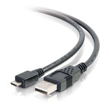 C2G 3ft USB 2.0 A to Micro-B Cable M/M - Black (0.9m)