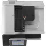 HP LaserJet M725DN Laser Multifunction Printer-Monochrome-Copier/Scanner-41 ppm Mono Print-1200x1200 Print-Automatic Duplex Print-200000 Pages Monthly-600 sheets Input-Color Scanner-600 Optical Scan-Gigabit Ethernet Ethernet
