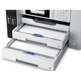 Epson WorkForce ST-C8090 Inkjet Multifunction Printer-Color-Copier/Fax/Scanner-4800x1200 dpi Print-Automatic Duplex Print-66000 Pages-550 sheets Input-Color Flatbed Scanner-1200 dpi Optical Scan-Color Fax-Wireless LAN-Epson Connect-Mopria