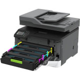 Lexmark CX431adw Laser Multifunction Printer-Color-Copier/Fax/Scanner-26 ppm Mono/26 ppm Color Print-2400x600 dpi Print-Automatic Duplex Print-75000 Pages-251 sheets Input-600 dpi Optical Scan-Color Fax-Wireless LAN