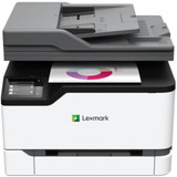 Lexmark MC3426i Wireless Laser Multifunction Printer-Color-Copier/Scanner-26 ppm Mono/26 ppm Color Print-600x600 Print-Automatic Duplex Print-75000 Pages Monthly-251 sheets Input-Color Scanner-600 Optical Scan-Gigabit Ethernet Ethernet-Wireless LAN