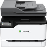 Lexmark MC3326i Wireless Laser Multifunction Printer-Color-Copier/Scanner-26 ppm Mono/26 ppm Color Print-600x600 Print-Automatic Duplex Print-50000 Pages Monthly-251 sheets Input-Color Scanner-600 Optical Scan-Gigabit Ethernet Ethernet-Wireless LAN