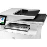 HP LaserJet M430f Laser Multifunction Printer-Monochrome-Copier/Fax/Scanner-42 ppm Mono Print-1200x1200 Print-Automatic Duplex Print-100000 Pages Monthly-350 sheets Input-Color Scanner-600 Optical Scan-Monochrome Fax-Gigabit Ethernet