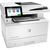 HP LaserJet M430f Laser Multifunction Printer-Monochrome-Copier/Fax/Scanner-42 ppm Mono Print-1200x1200 Print-Automatic Duplex Print-100000 Pages Monthly-350 sheets Input-Color Scanner-600 Optical Scan-Monochrome Fax-Gigabit Ethernet