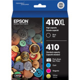 Epson Claria 410XL Original High Yield Inkjet Ink Cartridge - Photo Black, Cyan, Magenta, Black Pack