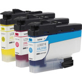 Brother Genuine LC30373PKS 3-Pack Super High-yield INKvestment Tank Cartridges; includes 1 cartridge each of Cyan, Magenta & Yellow