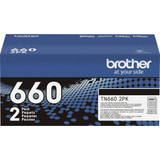 Brother TN-660 Original High Yield Laser Toner Cartridge - Twin-pack - Black - 2 / Box