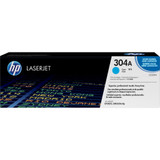 HP 304A (CC531AG) Original Laser Toner Cartridge - Single Pack - Cyan - 1 Each