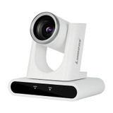 Lumens VC-R30 Full HD IP PTZ Camera white front facing left