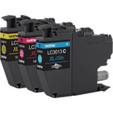 Brother LC30133PKS Original High Yield Inkjet Ink Cartridge - Tri-pack - Cyan, Magenta, Yellow - 2 / Pack