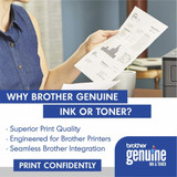 Brother Genuine TN-760 High Yield Toner Cartridge - Black