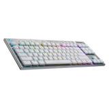 Logitech G915 TKL Wireless Gaming Keyboard with Tactile Switches - White