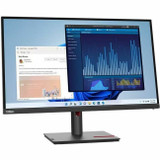 Lenovo ThinkVision T27p-30 27" Class Webcam 4K UHD LED Monitor - 16:9 - Black