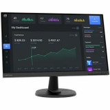 Lenovo D24-40 24" Class Full HD LED Monitor - 16:9 - Raven Black