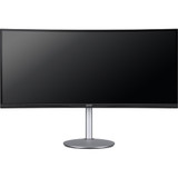 Acer CB342CU 34" Class UW-QHD LED Monitor - 21:9 - Silver