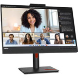 Lenovo ThinkVision T24mv-30 24" Class Webcam Full HD LCD Monitor - 16:9 - Raven Black