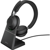 Jabra Evolve2 65 Headset - Link 380A - UC Stereo - with Stand - Black