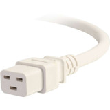 C2G Power Cord - 3ft - 12AWG - C20 to C19 - White