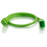 C2G Power Cord - 5ft - 12AWG - C20 to C19 - Green
