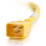 C2G Power Cord - 6ft - 12AWG - C20 to C19 - Yellow