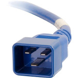C2G Power Cord - 8ft - 12AWG - C20 to C19 - Blue