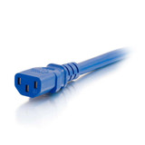 C2G 10 ft 14AWG Power Cord (IEC320C14 to IEC320C13) - Blue