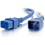 C2G Power Cord - 6ft - 12AWG - C20 to C19 - Blue