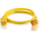 C2G Power Cord - 10ft - 12AWG - C20 to C19 - Yellow