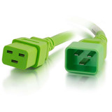 C2G Power Cord - 10ft - 12AWG - C20 to C19 - Green