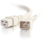 C2G Power Cord - 5ft - 12AWG - C20 to C19 - White