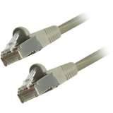 Comprehensive Cat6 Snagless Shielded Ethernet Cables, Grey, 75ft