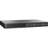 Cisco SF500-24P 24-Port 10 100 PoE Stackable Managed Switch
