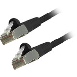 Comprehensive Cat6 Snagless Shielded Ethernet Cables, Black, 75ft