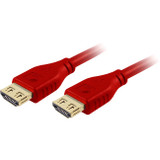 Comprehensive MicroFlex Pro AV/IT Series High Speed HDMI Cable with ProGrip Deep Red 1.5ft