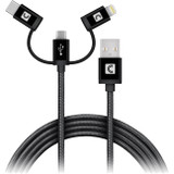 Comprehensive Lightning/Micro-USB/USB/USB-C Data Transfer Cable