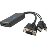 Comprehensive VGA to HDMI Converter Adapter with Audio