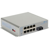 Omnitron Systems 2863-1-18-1 OmniConverter Unmanaged Gigabit - SM SC - RJ-45 - Ethernet Fiber Switch